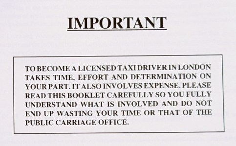Knowledge of London: The Rules, page 1 - you have been warned.